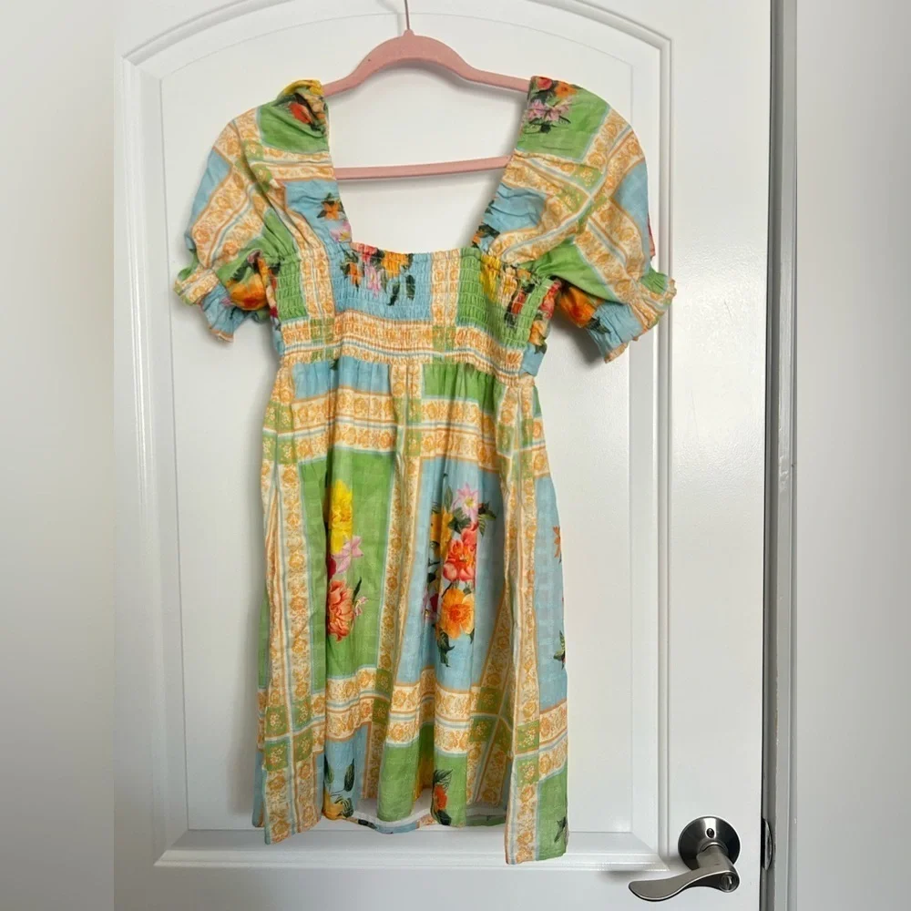 Show Me Your Mumu Annabelle French Mini Dress size S NWT chic cottagecore boho - Picture 7 of 15